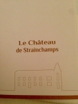 Restaurant Le Chateau de Strainchamps à Fauvillers - Logo