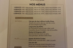 Restaurant l'Horizon - Les menus Restaurant l'Horizon - Les menus