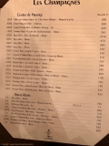 Restaurant Paul Bocuse - La carte des vins : les champagnes