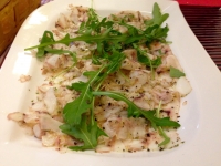 Trattoria AG La Sardegna - Carpaccio de poulpe Trattoria AG La Sardegna - Carpaccio de poulpe