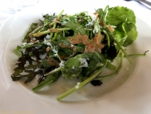 Les Jardins d'Alain Passard - Mesclun, noix et parmesan