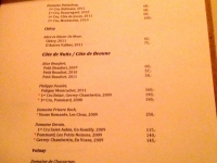 Restaurant Bouchery : carte des vins Restaurant Bouchery : carte des vins
