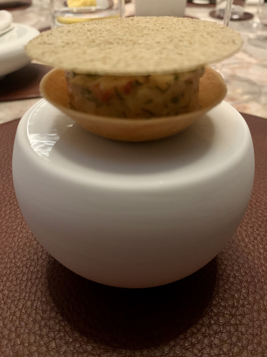 Bozar restaurant - Première mise en bouche