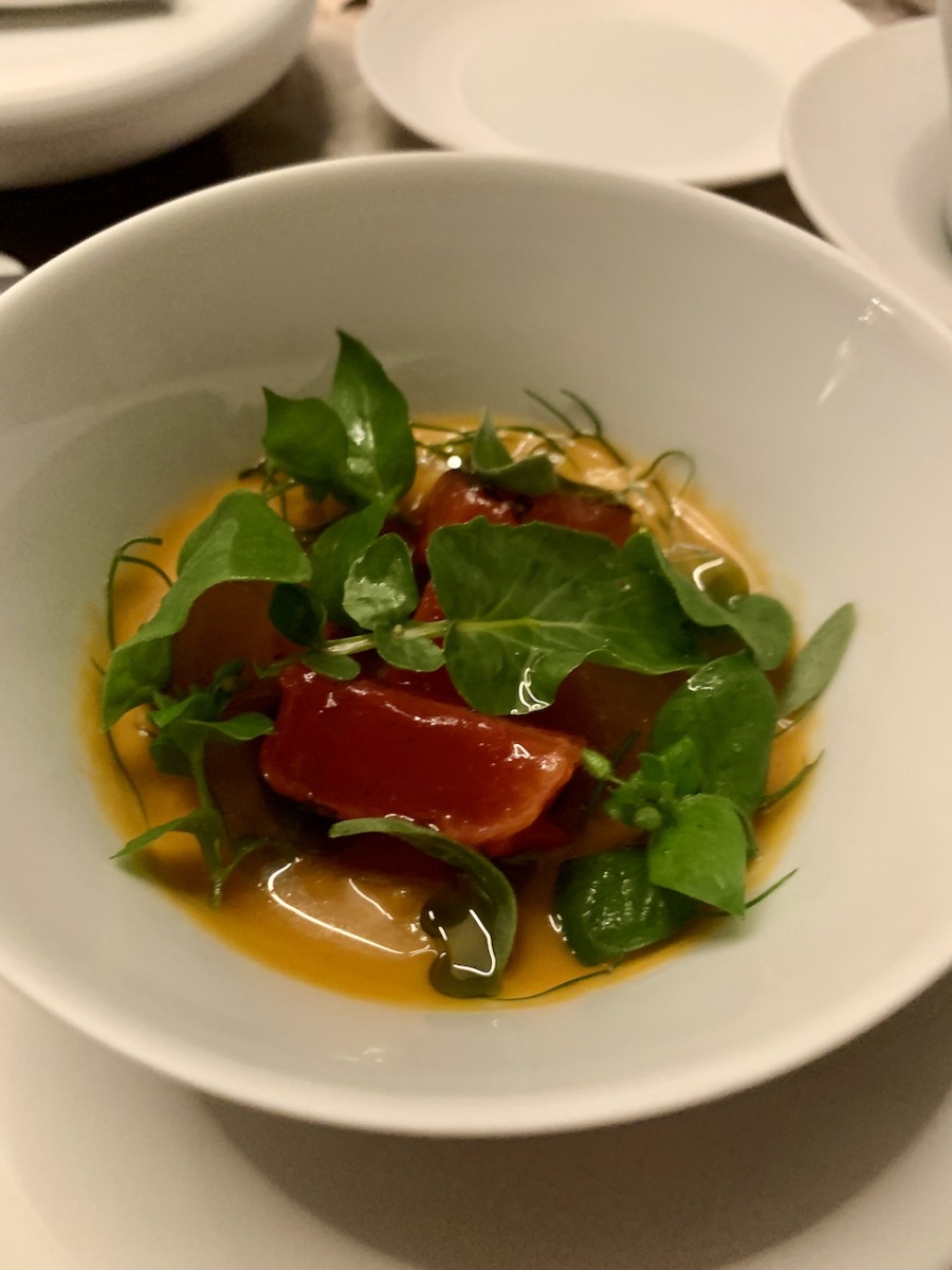 Bozar restaurant - Side dish tomates
