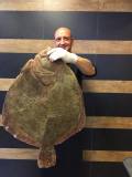 Brasserie La Paix à Anderlecht - David Martin et le turbot de 10,5 kg