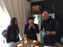 Brasserie La Paix à Anderlecht - David Martin et Mr Sato