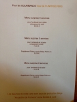 Brasserie La Paix à Anderlecht - Menu Brasserie La Paix à Anderlecht - Menu