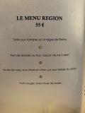 Brasserie Le Jardin Les Crayères - Le menu région