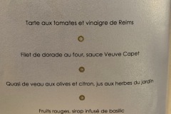 Brasserie Le Jardin Les Crayères - Le menu région Brasserie Le Jardin Les Crayères - Le menu région
