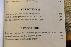 Brasserie Le Jardin Les Crayères - La carte Brasserie Le Jardin Les Crayères - La carte