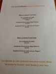 Brasserie La Paix de David Martin à Anderlecht Carte des vins Brasserie La Paix de David Martin à Anderlecht Carte des vins