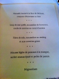 Restaurant Comme Chez Soi : Menu