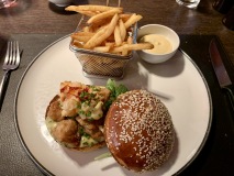 Le comptoir de l\'eau vive - Burger de ris de veau et homard