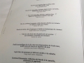 Carte du restaurant italien Da Mimmo Carte du restaurant italien Da Mimmo