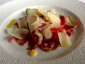 Carpaccio de boeuf du restaurant italien Da Mimmo Carpaccio de boeuf du restaurant italien Da Mimmo
