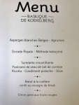 Dinner In The Sky Koekelberg - Le menu Dinner In The Sky Koekelberg - Le menu