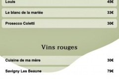 Greenhouse by BonBon - Kaisin - La carte des vins