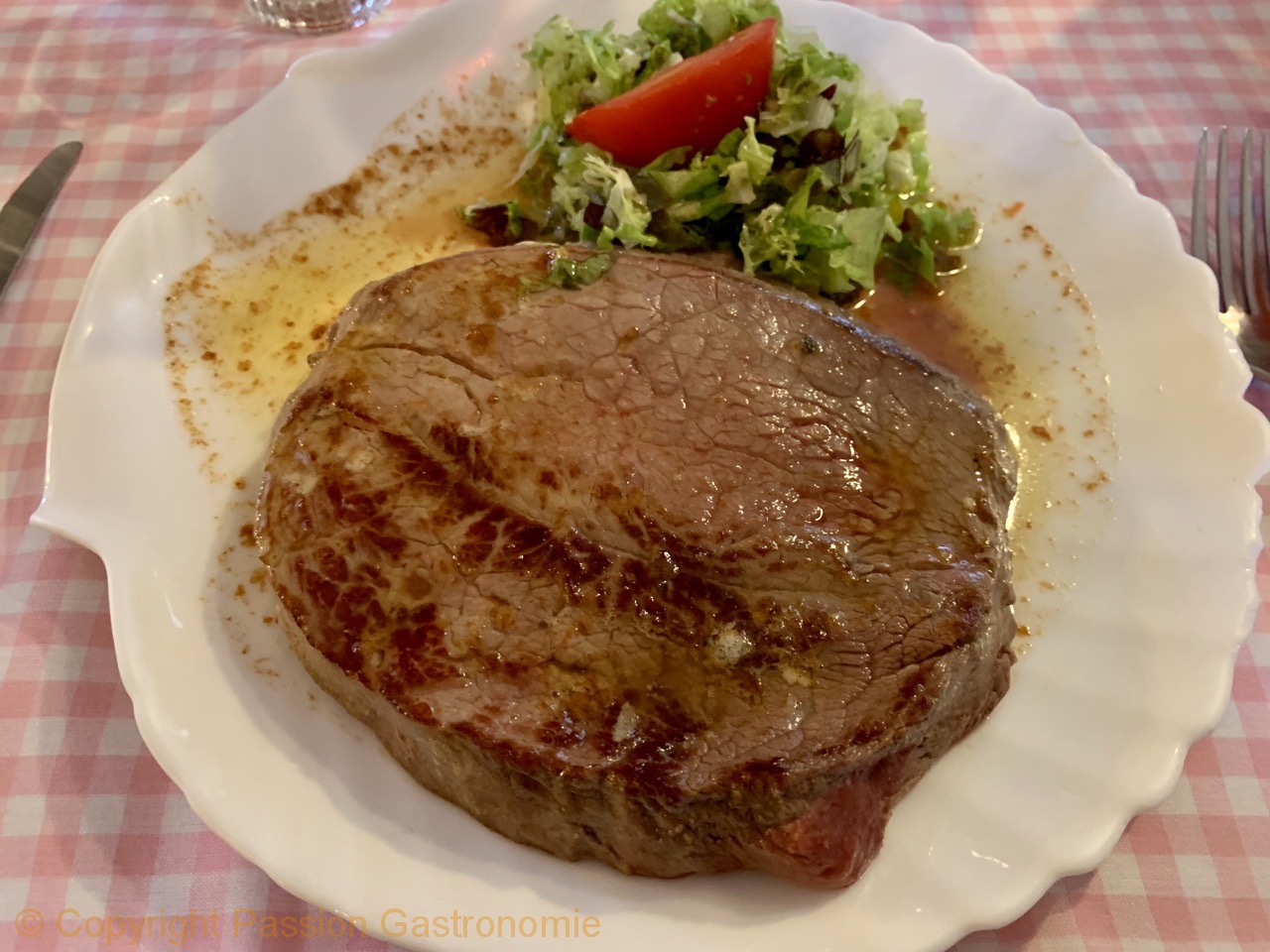 Hostellerie de L'Oise - Steak et salade