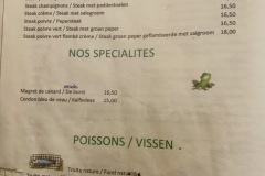 Hostellerie de L'Oise - La carte Hostellerie de L'Oise - La carte