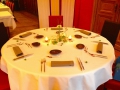 Hostellerie restaurant Dispa : Table bien dressée Hostellerie restaurant Dispa : Table bien dressée