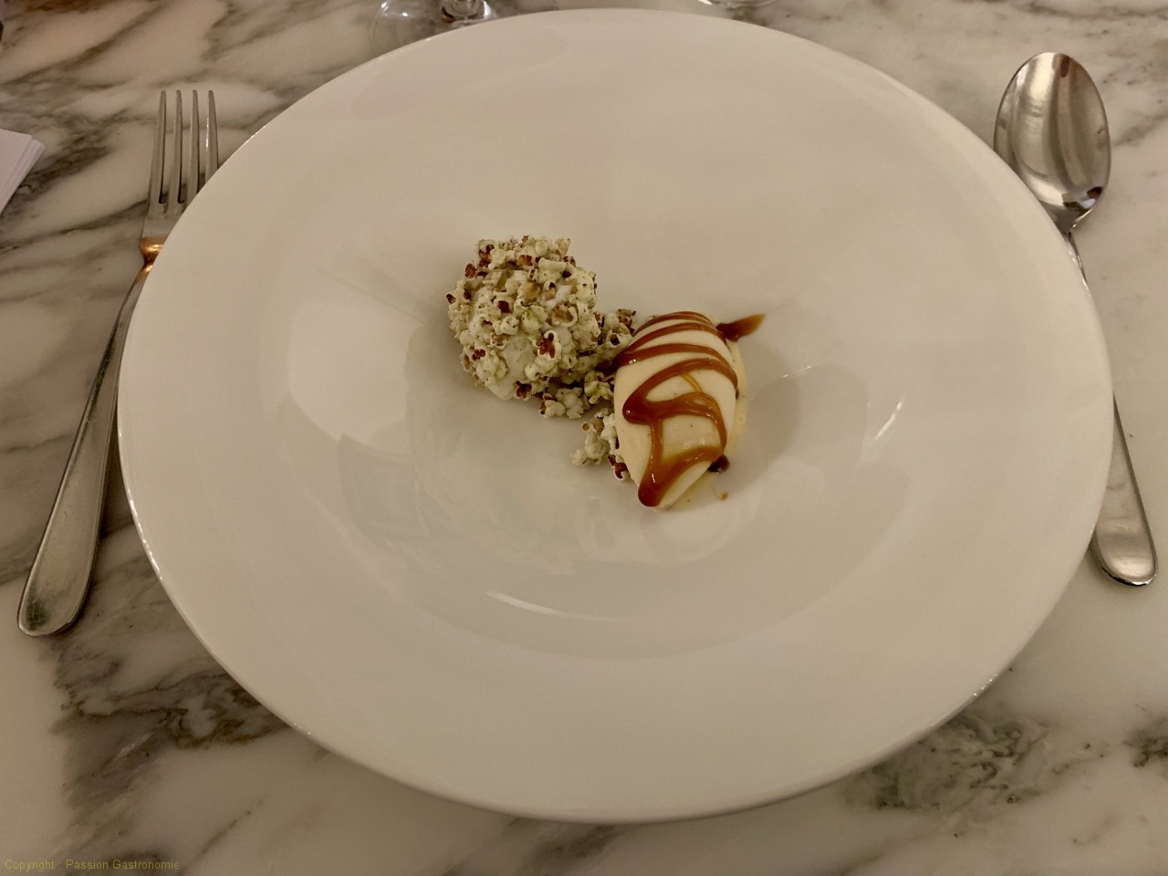 Sorghum, goat's cheese - Emma Bengtsson (Aquavit, **, New-York)