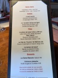 Restaurant La Petite Gayole - Le menu