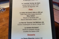 Restaurant La Petite Gayole - Le menu Restaurant La Petite Gayole - Le menu