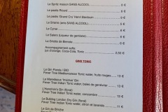 Restaurant La Petite Gayole - Carte des apéros Restaurant La Petite Gayole - Carte des apéros