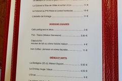 Restaurant La Petite Gayole - Carte des desserts
