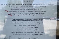 Auberge de Crussol - La carte Auberge de Crussol - La carte