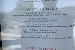 Auberge de Crussol - Le menu Auberge de Crussol - Le menu