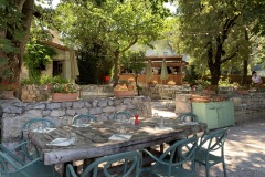 Auberge de Crussol - La terrasse Auberge de Crussol - La terrasse