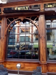 Façade du restaurant la Villa Emily à Bruxelles Façade du restaurant la Villa Emily à Bruxelles