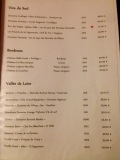Restaurant Le Chateau de Strainchamps - Carte des vins