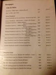 Restaurant Le Chateau de Strainchamps - Carte des vins Restaurant Le Chateau de Strainchamps - Carte des vins