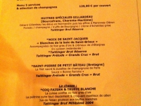 Manoir de Mébioles : Menu du restaurant spécial champagne Taittinger Manoir de Mébioles : Menu du restaurant spécial champagne Taittinger