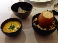 Restaurant Gastronomique Le Prieuré Saint-Géry Mises en bouches Restaurant Gastronomique Le Prieuré Saint-Géry Mises en bouches