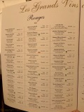 Les Grands Buffets à Narbonne - La carte des vins rouge