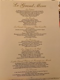 Les Grands Buffets à Narbonne - Le grand menu