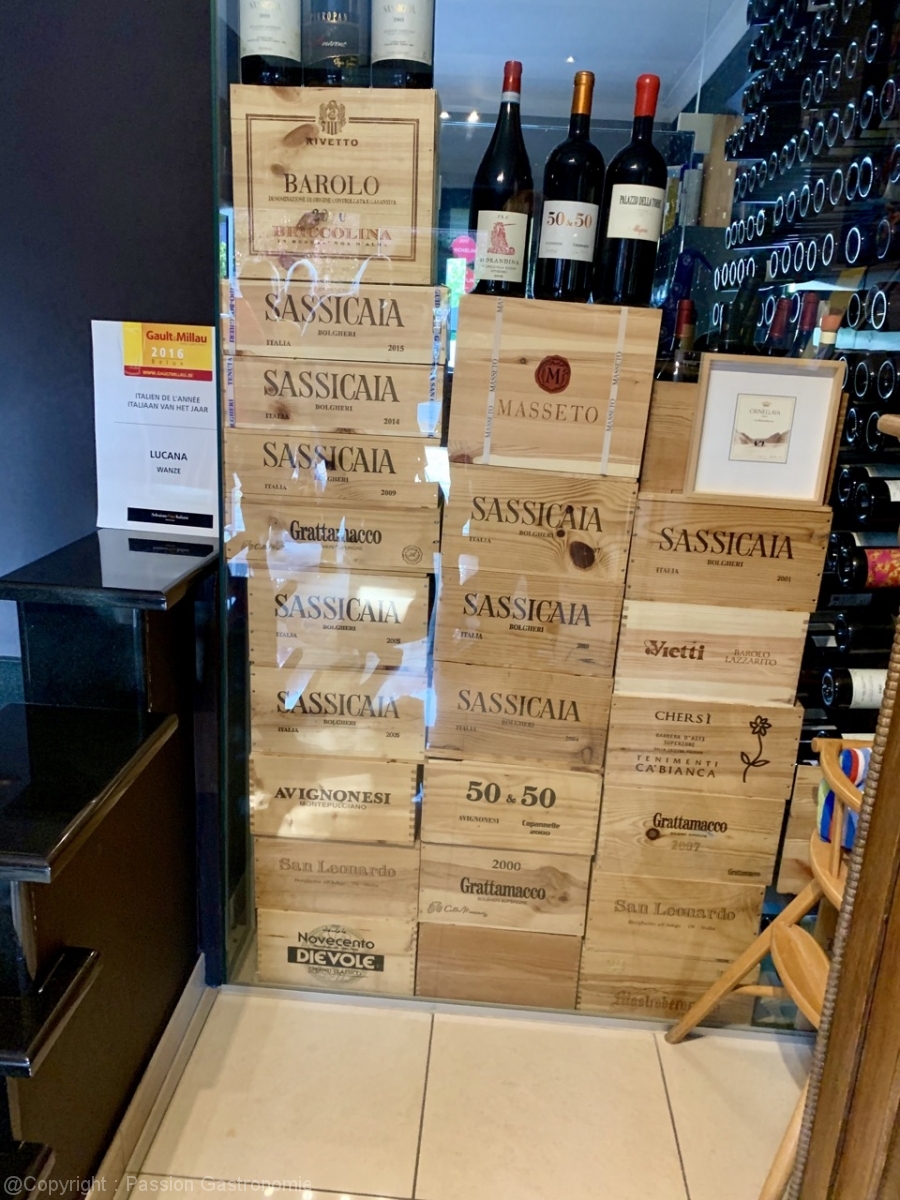 Restaurant Lucana - La cave à vin