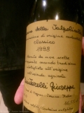 Restaurant Lucana - Amarone 1998 de chez Giuseppe Quintarelli