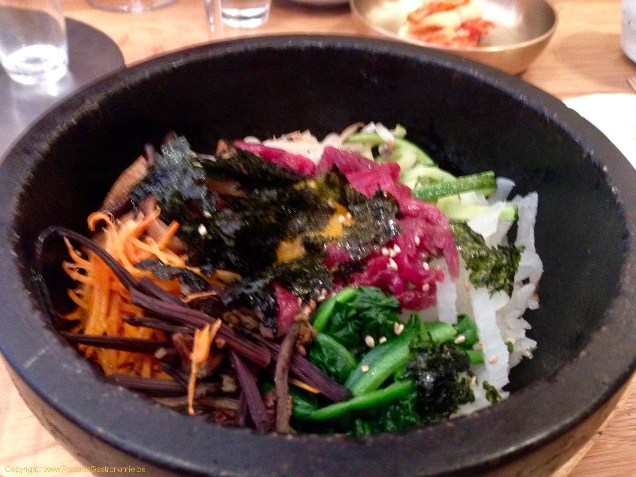 Maru Restaurant Coréen Bruxelles Yukhwe Bibimbap