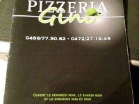 Pizzeria Gino à Presles Pizzeria Gino à Presles