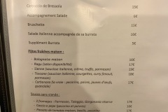 Restaurant 10 Forchette - La carte des plats Restaurant 10 Forchette - La carte des plats