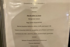 Restaurant 10 Forchette - La carte du menu Restaurant 10 Forchette - La carte du menu