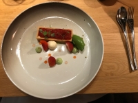 Restaurant Alain Bianchin - Fraises et rhubarbe Restaurant Alain Bianchin - Fraises et rhubarbe