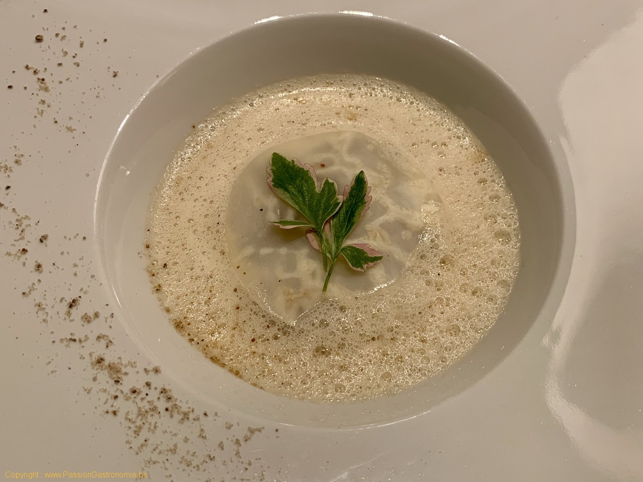 Restaurant Alain Bianchin - Raviole et truffe blanche