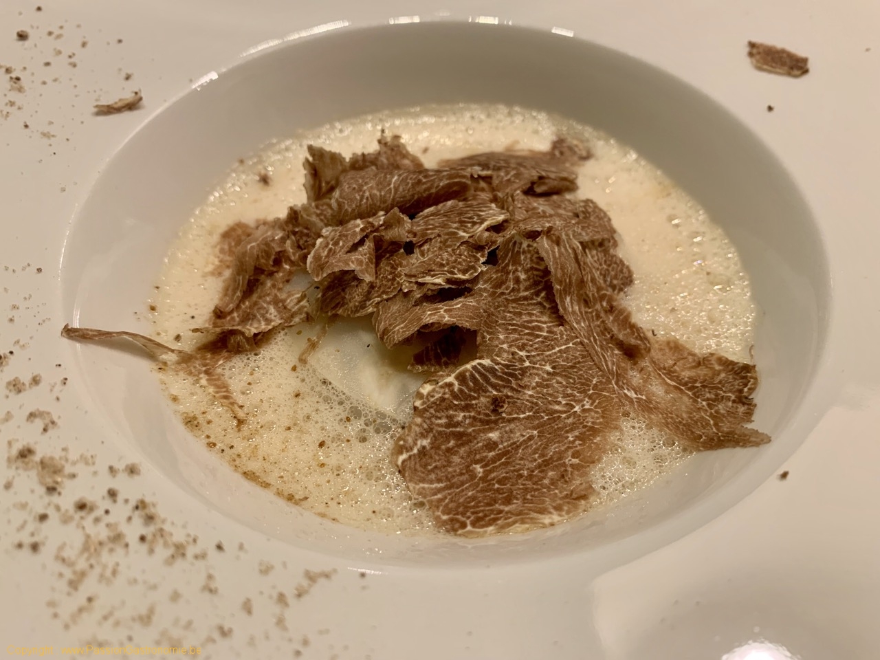 Restaurant Alain Bianchin - Raviole et truffe blanche