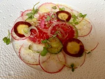 Restaurant L'Arpège d'Alain Passard - Carpaccio du jardin