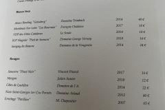 Restaurant L'Arpège d'Alain Passard - Les vins au verre Restaurant L'Arpège d'Alain Passard - Les vins au verre